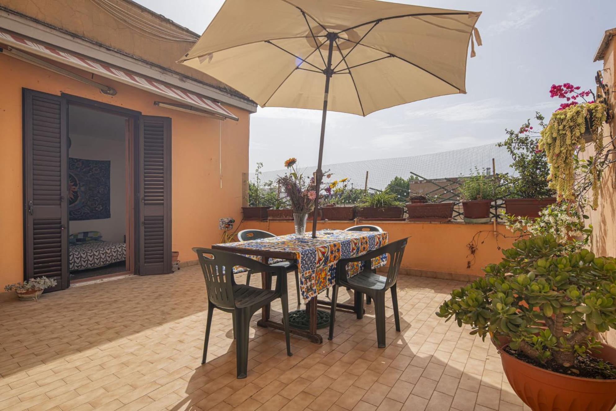 Carola'S Terrace / La Terrazza Di Carola Daire Roma Dış mekan fotoğraf
